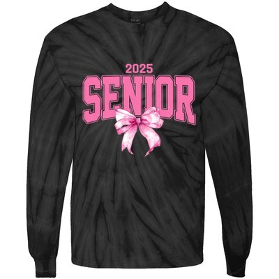 Senior 2025 Class Of 2025 Seniors Graduation 2025 Tie-Dye Long Sleeve Shirt