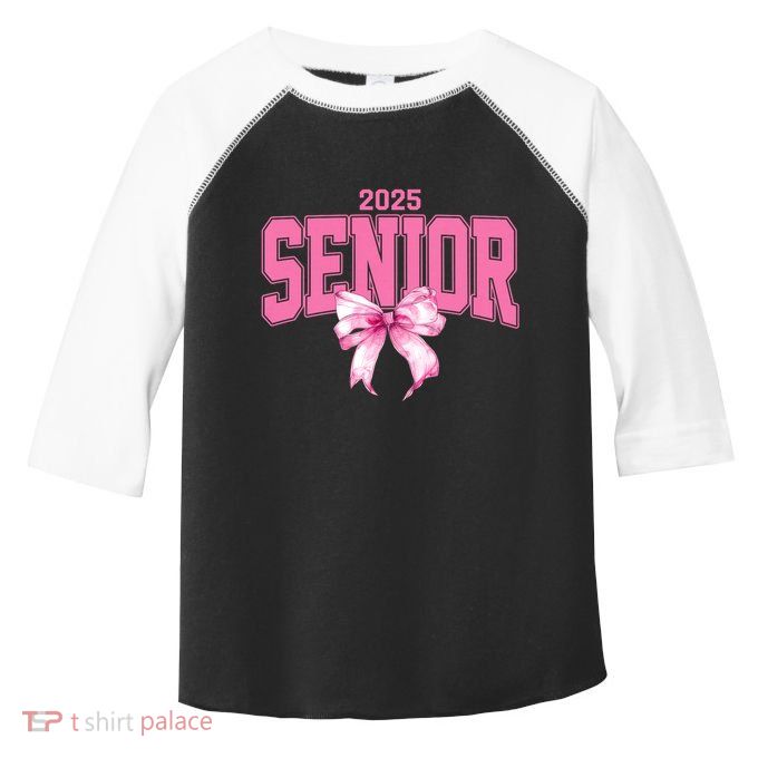 Senior 2025 Class Of 2025 Seniors Graduation 2025 Toddler Fine Jersey T-Shirt