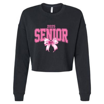 Senior 2025 Class Of 2025 Seniors Graduation 2025 Cropped Pullover Crew