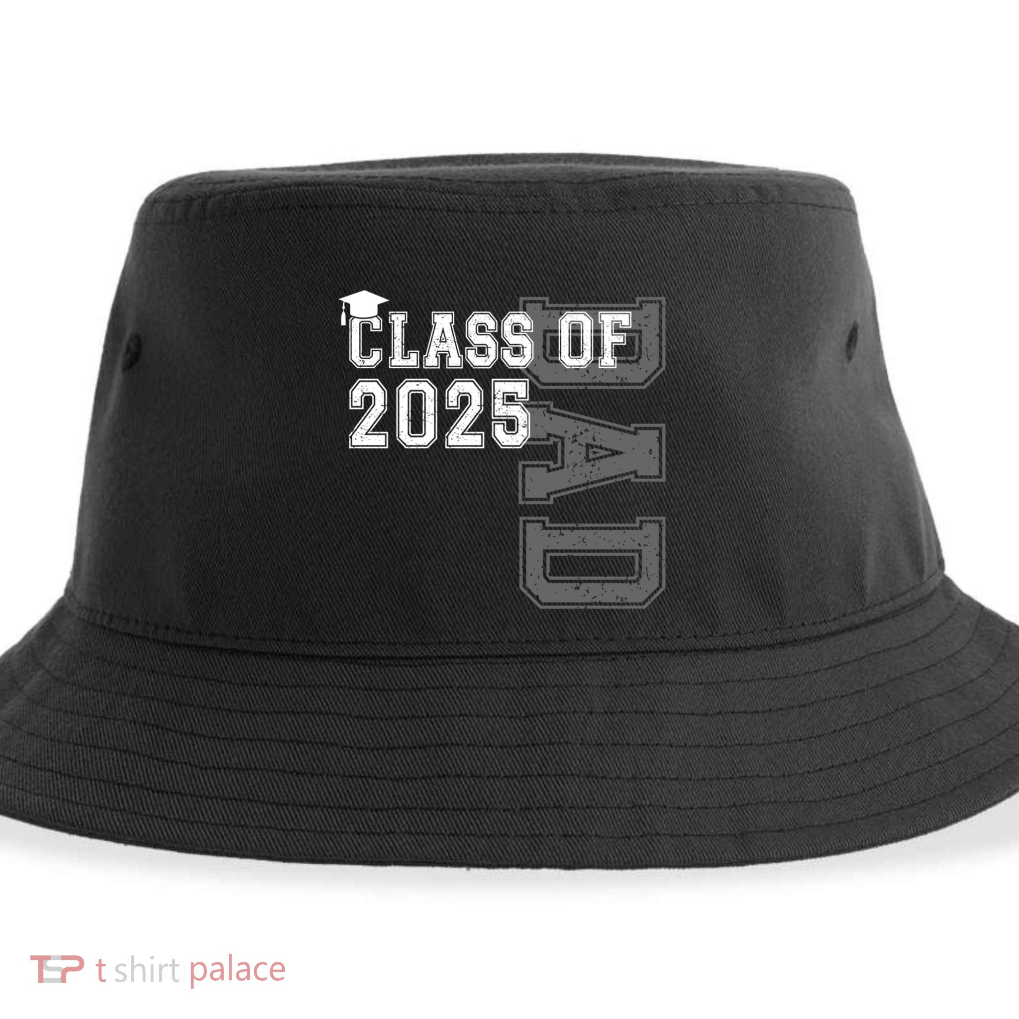Senior 2025 Class Grad Proud Dad Class Of 2025 Meaningful Gift Sustainable Bucket Hat