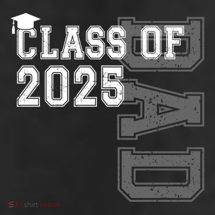 Senior 2025 Class Grad Proud Dad Class Of 2025 Meaningful Gift 25L Jumbo Tote