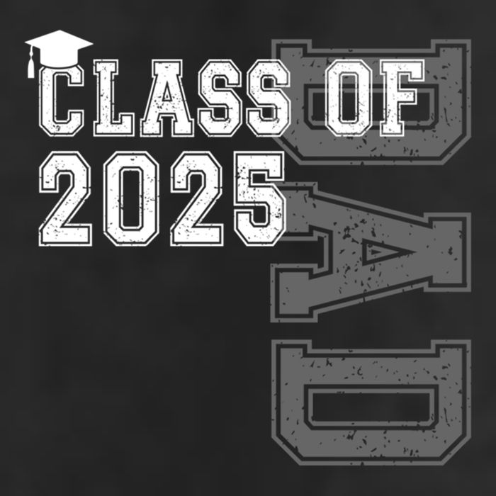 Senior 2025 Class Grad Proud Dad Class Of 2025 Meaningful Gift Golf Towel