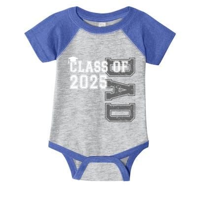 Senior 2025 Class Grad Proud Dad Class Of 2025 Meaningful Gift Infant Baby Jersey Bodysuit