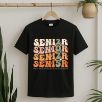 Senior 2025 Class Of 2025 Graduation 2025 Groovy T-Shirt