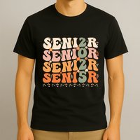 Senior 2025 Class Of 2025 Graduation 2025 Groovy T-Shirt