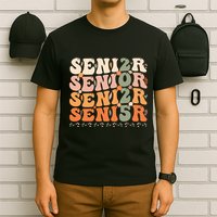 Senior 2025 Class Of 2025 Graduation 2025 Groovy T-Shirt