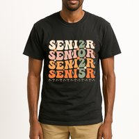 Senior 2025 Class Of 2025 Graduation 2025 Groovy Tall T-Shirt