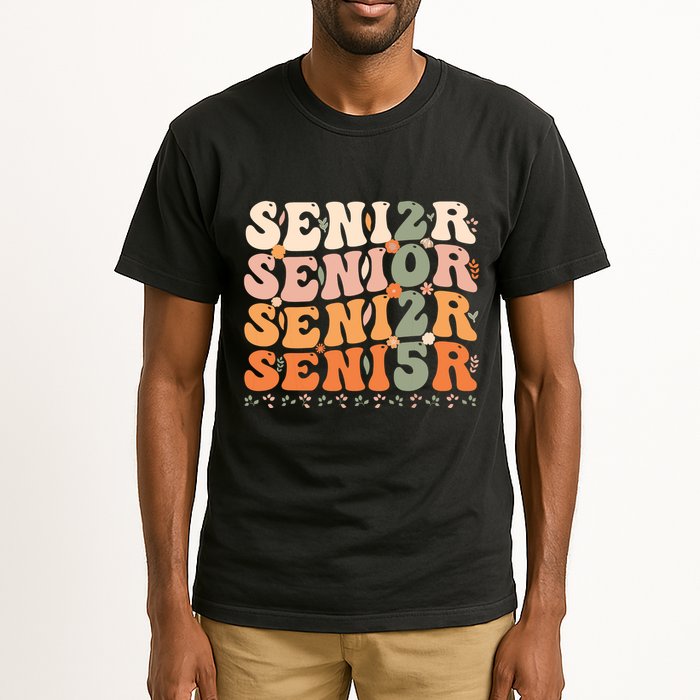 Senior 2025 Class Of 2025 Graduation 2025 Groovy Tall T-Shirt