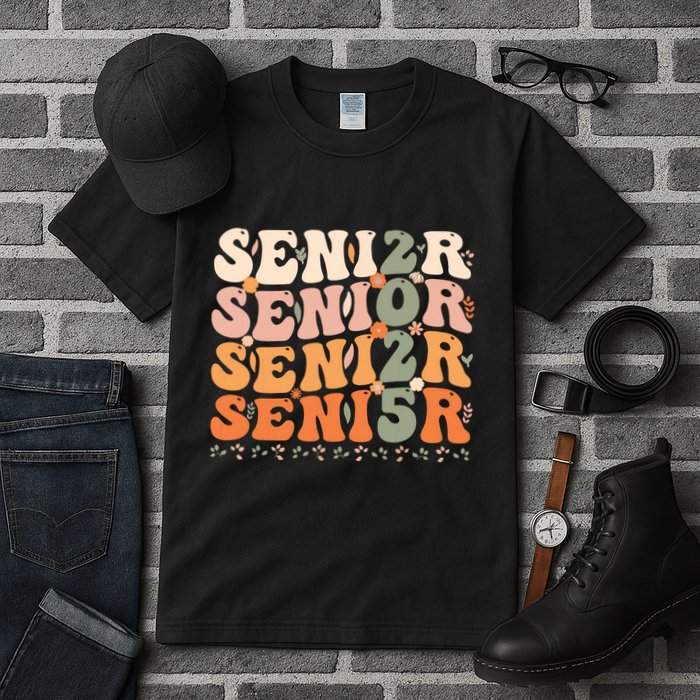Senior 2025 Class Of 2025 Graduation 2025 Groovy Tall T-Shirt
