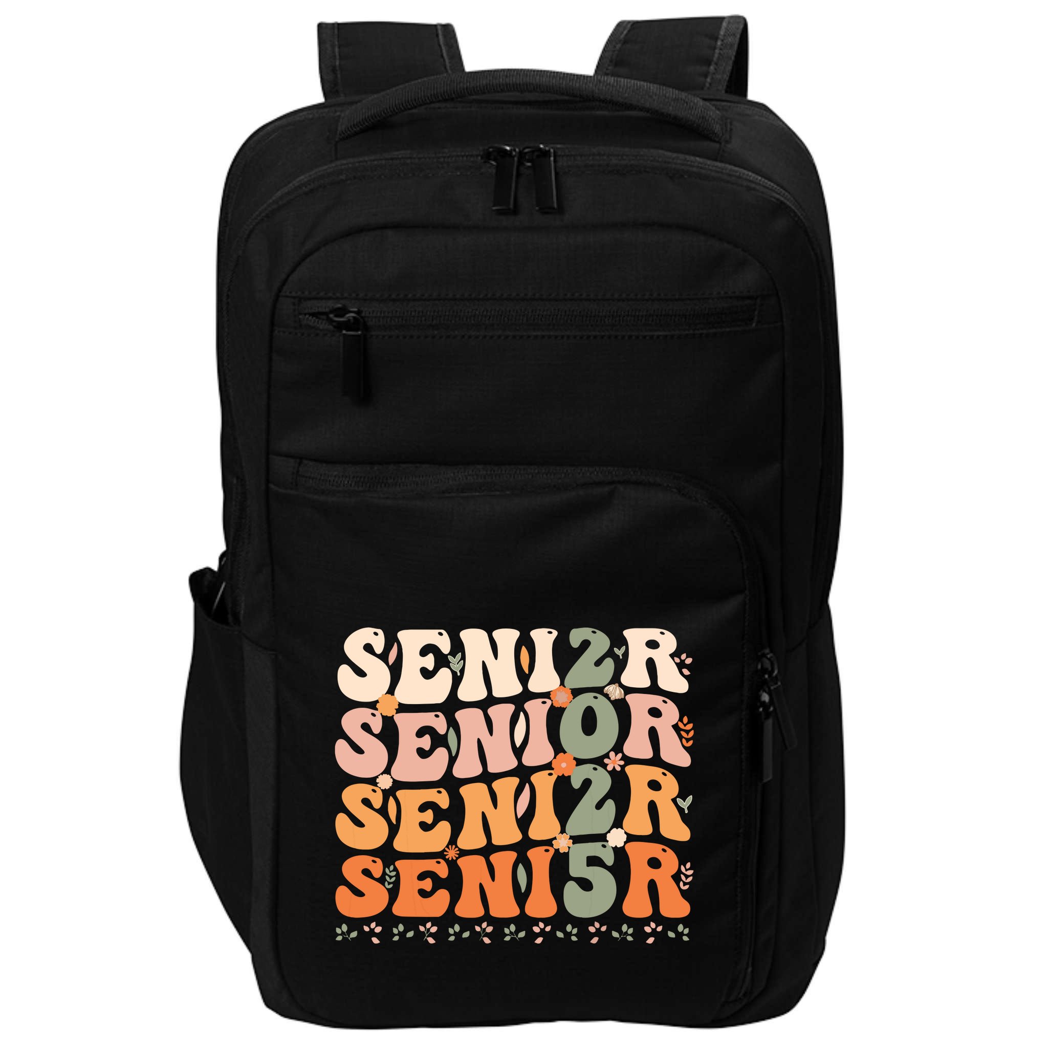 Senior 2025 Class Of 2025 Graduation 2025 Groovy Impact Tech Backpack