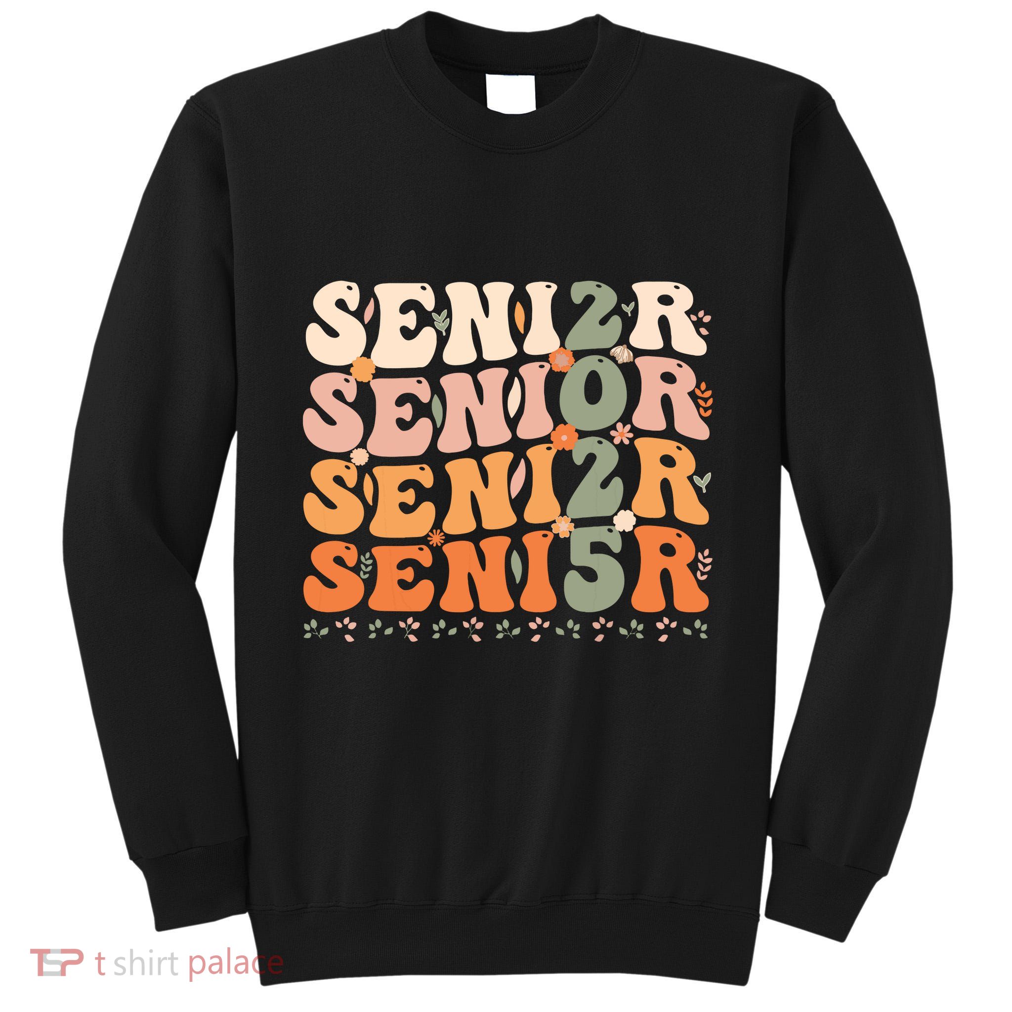Senior 2025 Class Of 2025 Graduation 2025 Groovy Tall Sweatshirt