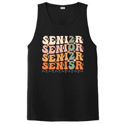 Senior 2025 Class Of 2025 Graduation 2025 Groovy PosiCharge Competitor Tank