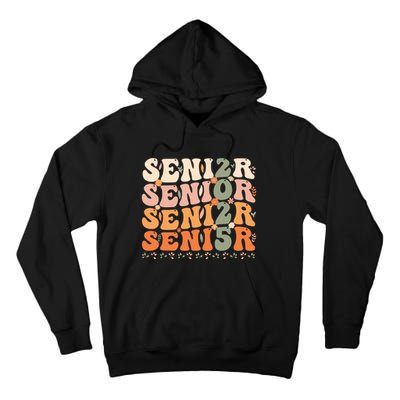 Senior 2025 Class Of 2025 Graduation 2025 Groovy Tall Hoodie