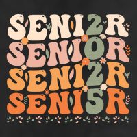 Senior 2025 Class Of 2025 Graduation 2025 Groovy Golf Towel