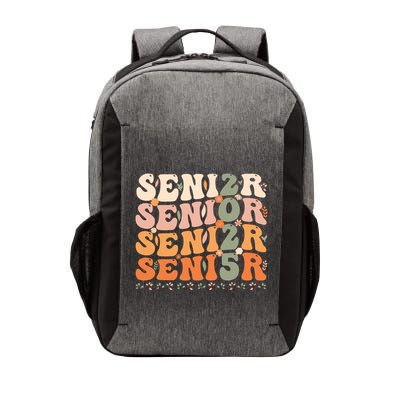 Senior 2025 Class Of 2025 Graduation 2025 Groovy Vector Backpack