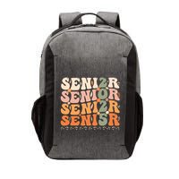 Senior 2025 Class Of 2025 Graduation 2025 Groovy Vector Backpack