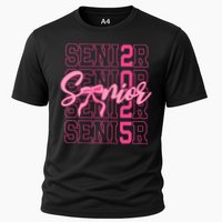 Senior 2025 Coquette Bow Class Of 2025 Back To School Cooling Performance Crew T-Shirt