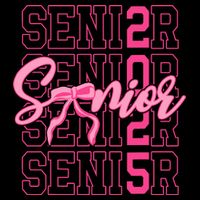 Senior 2025 Coquette Bow Class Of 2025 Back To School Cooling Performance Crew T-Shirt