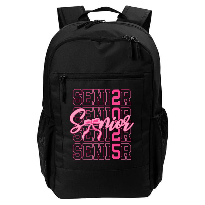 Senior 2025 Coquette Bow Class Of 2025 Back To School Backpack