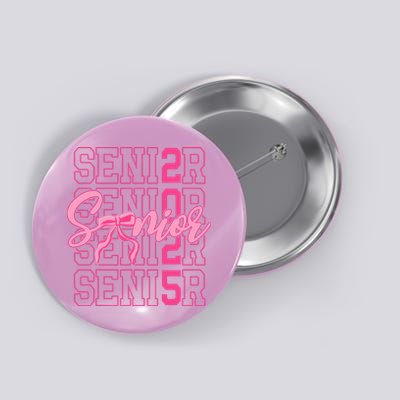 Senior 2025 Coquette Bow Class Of 2025 Back To School Button