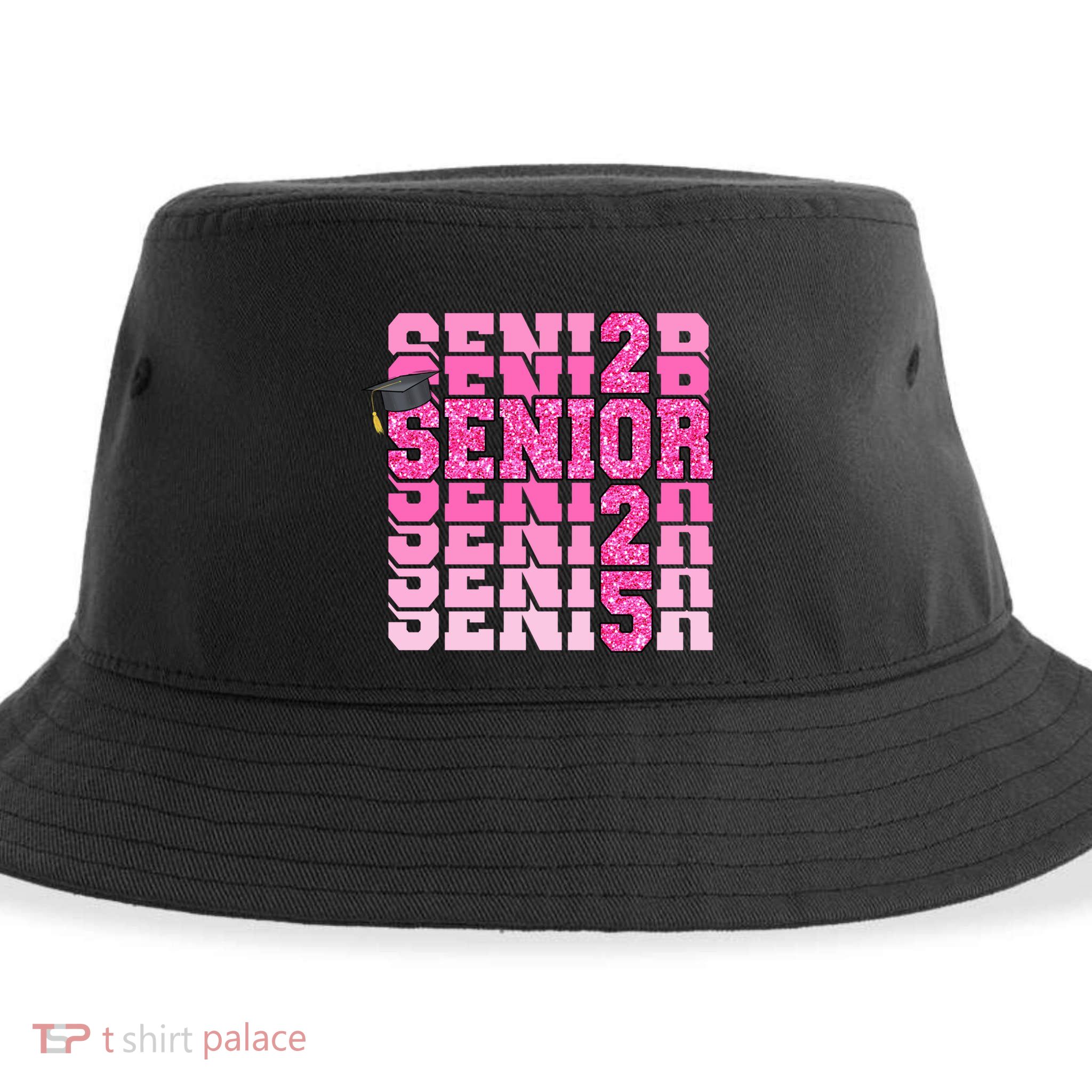 Senior 2025 Class Of 2025 Graduate College High School Great Gift Sustainable Bucket Hat