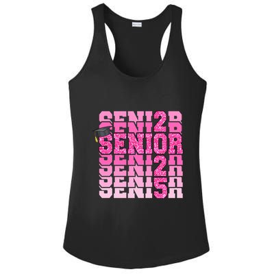 Senior 2025 Class Of 2025 Graduate College High School Great Gift Ladies PosiCharge Competitor Racerback Tank