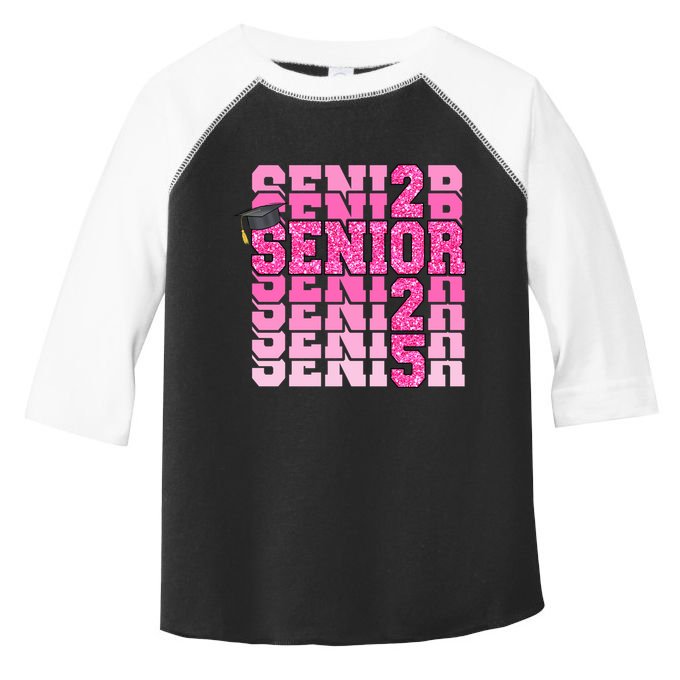 Senior 2025 Class Of 2025 Graduate College High School Great Gift Toddler Fine Jersey T-Shirt