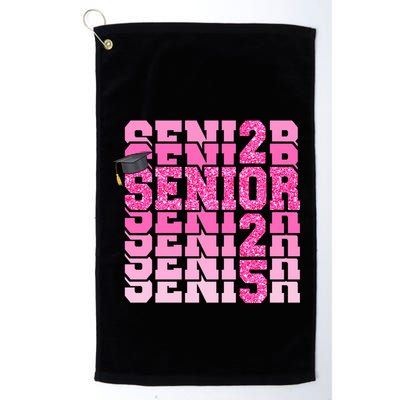 Senior 2025 Class Of 2025 Graduate College High School Great Gift Golf Towel