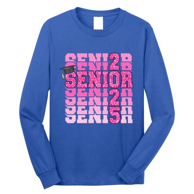Senior 2025 Class Of 2025 Graduate College High School Great Gift Long Sleeve Shirt