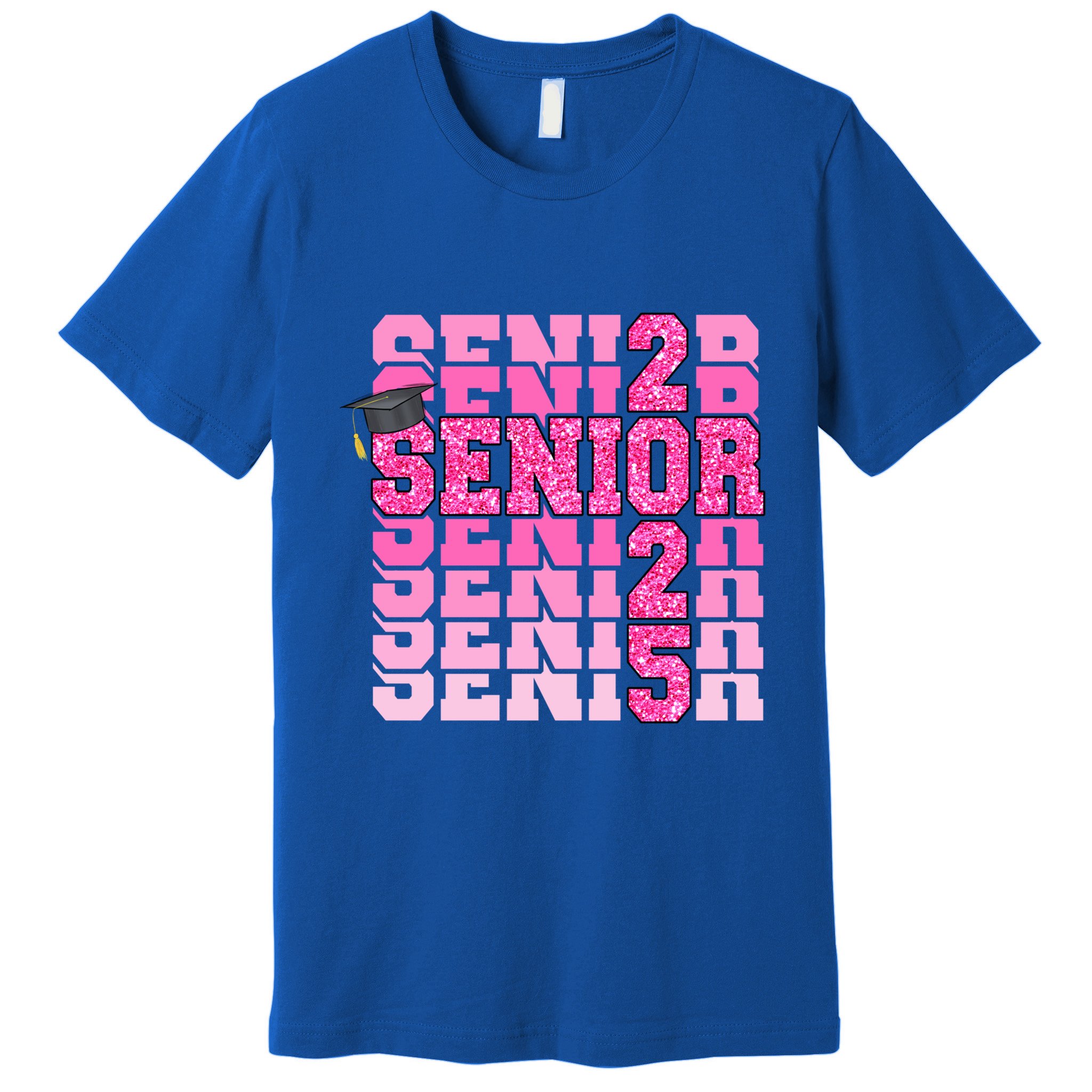 Senior 2025 Class Of 2025 Graduate College High School Great Gift Premium T-Shirt