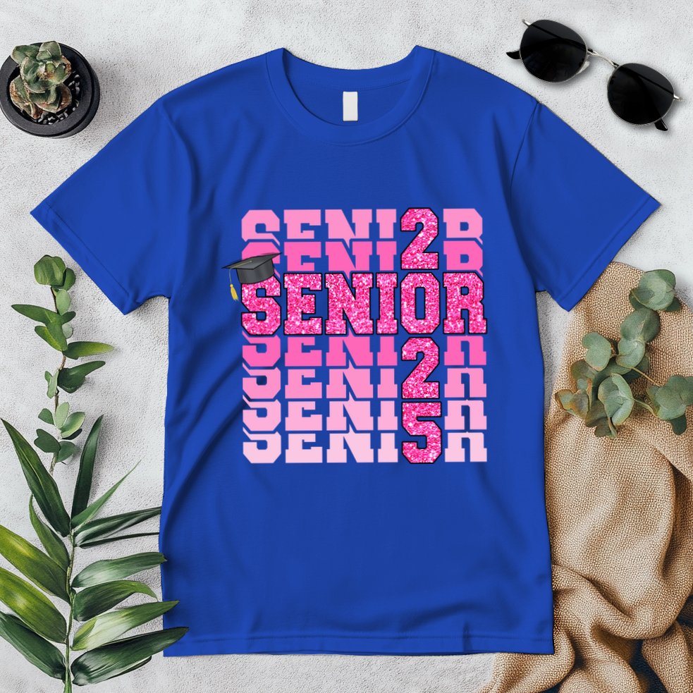 Senior 2025 Class Of 2025 Graduate College High School Great Gift Premium T-Shirt