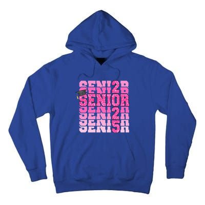 Senior 2025 Class Of 2025 Graduate College High School Great Gift Tall Hoodie