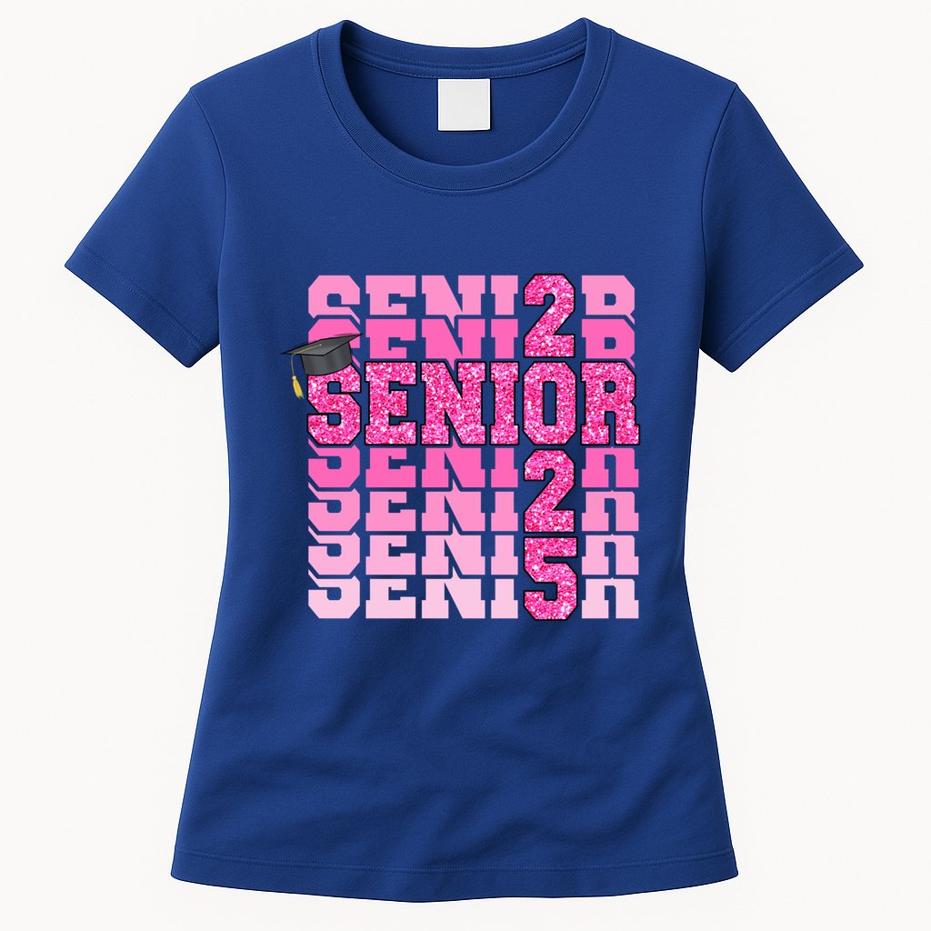 Senior 2025 Class Of 2025 Graduate College High School Great Gift Womens T-Shirt