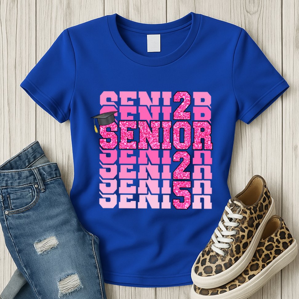Senior 2025 Class Of 2025 Graduate College High School Great Gift Womens T-Shirt