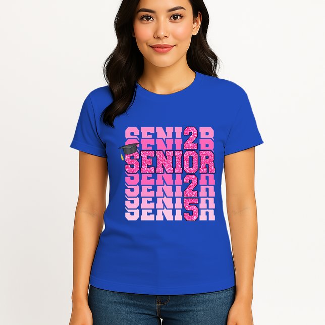 Senior 2025 Class Of 2025 Graduate College High School Great Gift Womens T-Shirt