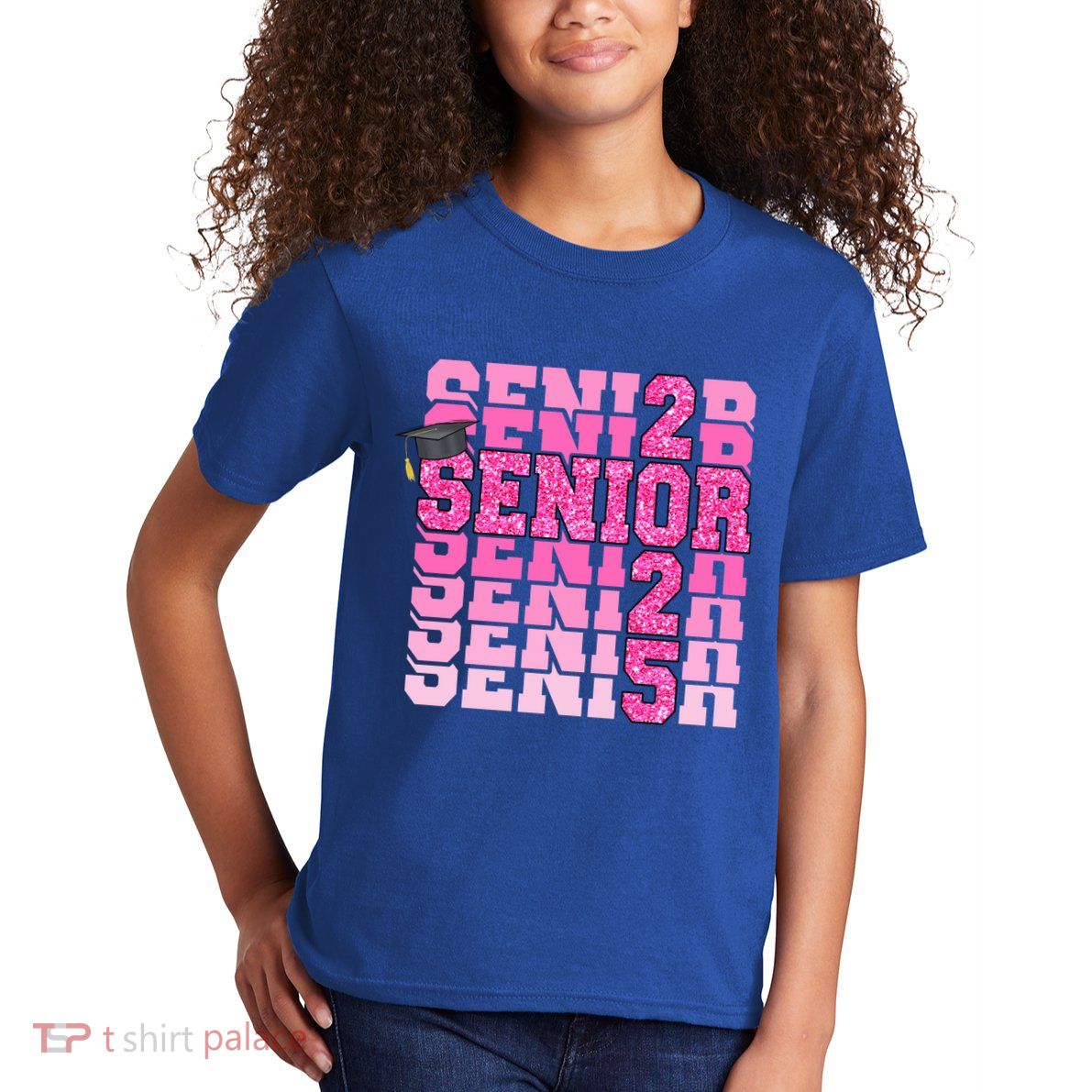 Senior 2025 Class Of 2025 Graduate College High School Great Gift Kids T-Shirt