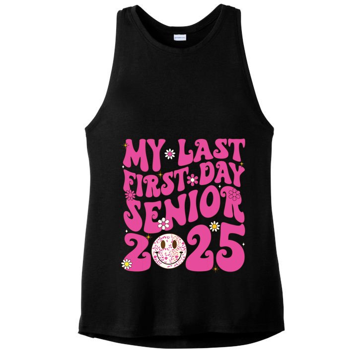 Senior 2025 Class Groovy Ladies PosiCharge Tri-Blend Wicking Tank
