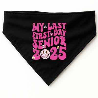 Senior 2025 Class Groovy USA-Made Doggie Bandana