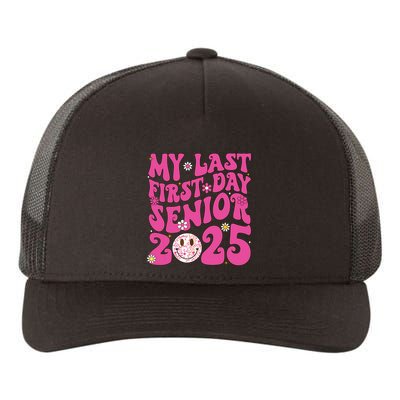 Senior 2025 Class Groovy Yupoong Adult 5-Panel Trucker Hat