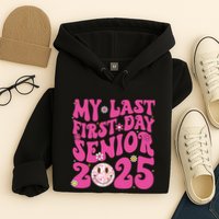 Senior 2025 Class Groovy Hoodie