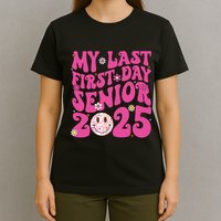 Senior 2025 Class Groovy T-Shirt