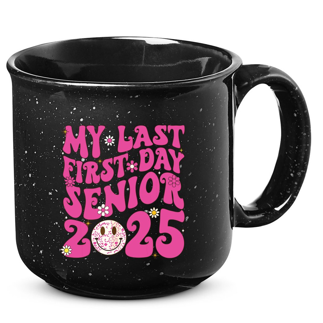 Senior 2025 Class Groovy 15oz Campfire Ceramic Mug