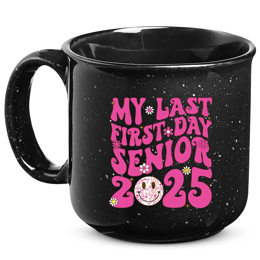 Senior 2025 Class Groovy 15oz Campfire Ceramic Mug