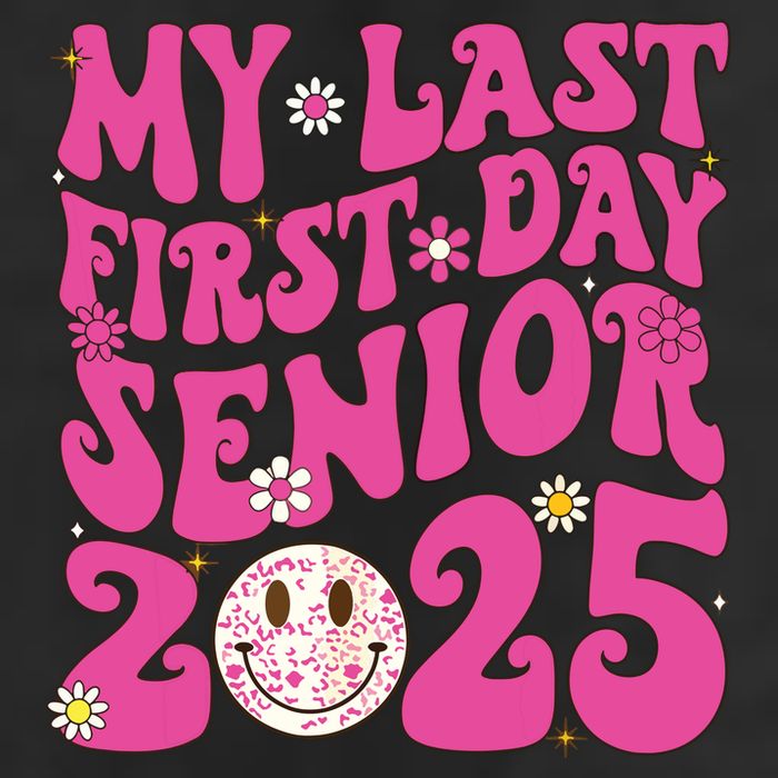 Senior 2025 Class Groovy Beanie