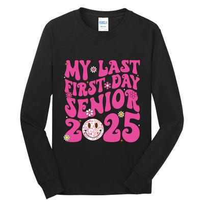 Senior 2025 Class Groovy Tall Long Sleeve T-Shirt
