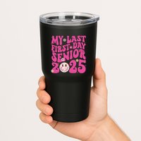 Senior 2025 Class Groovy Tumbler