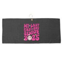 Senior 2025 Class Groovy Large Microfiber Waffle Golf Towel
