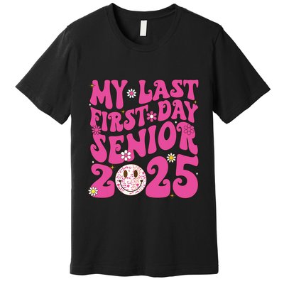 Senior 2025 Class Groovy Premium T-Shirt