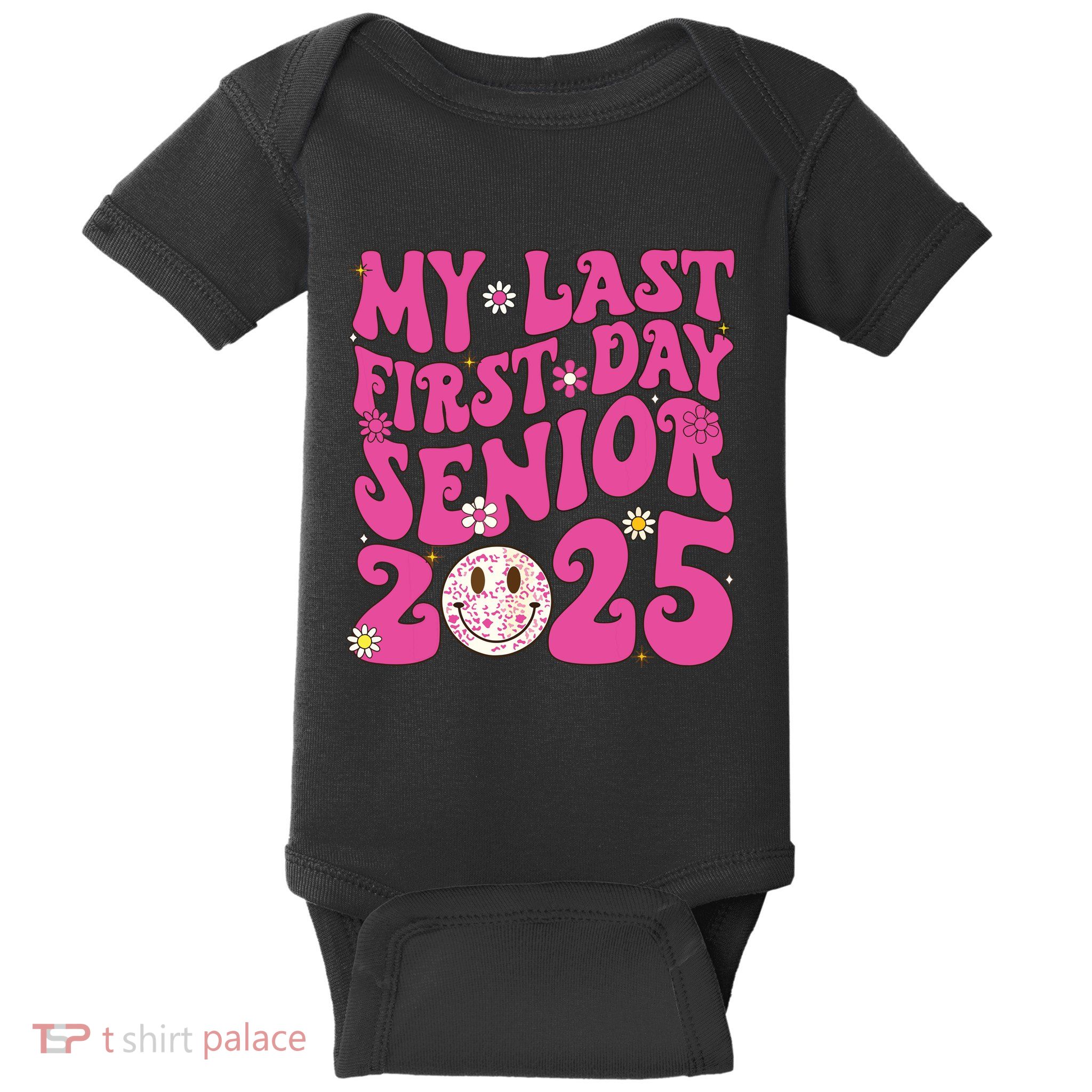 Senior 2025 Class Groovy Baby Bodysuit