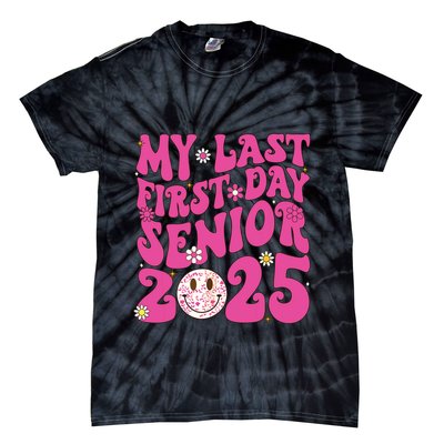Senior 2025 Class Groovy Tie-Dye T-Shirt